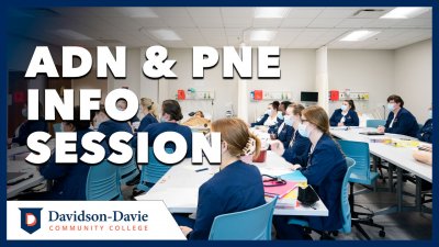 Text reads: "ADN & PNE Info Session"