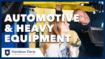 Text reads: Automotive & Heavy Equipment"