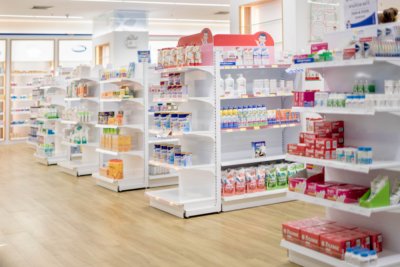 Retail Pharmacy Shelves