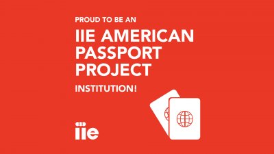 Text reads: "IIE American Passport Project Instituition"