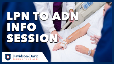 Text Reads: "LPN to ADN Info Session"