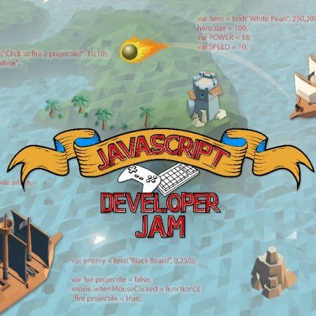 Text Reads: "Javascript Developer Jam"