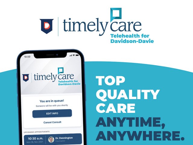 Davidson-Davie Becomes First NC Community College to Offer TimelyCare Telehealth Services to Students 