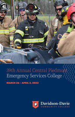 Emergency Services College Booklet Cover