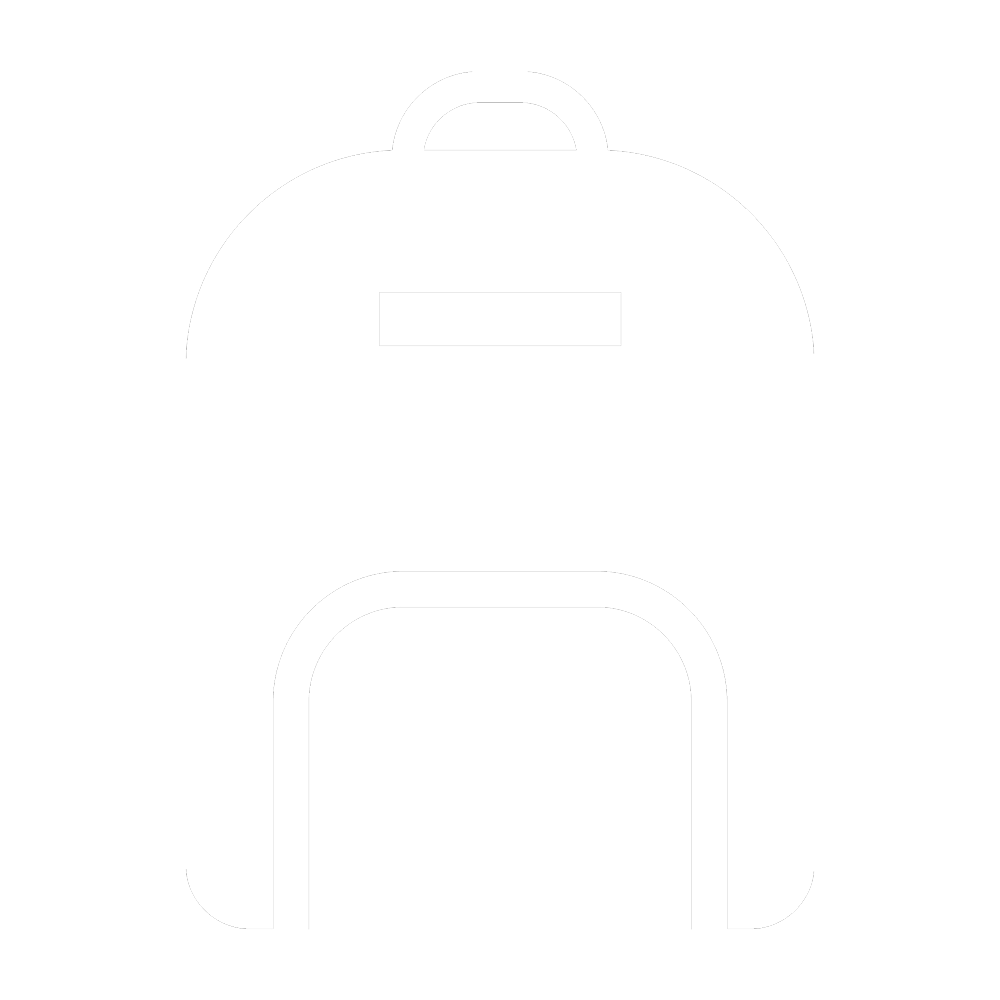 White book bag icon